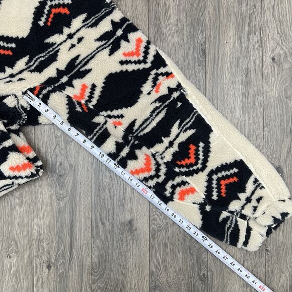 Free People Snow Bib Sz Medium Womens Black White Hit The Slopes Printed - Picture 5 of 15